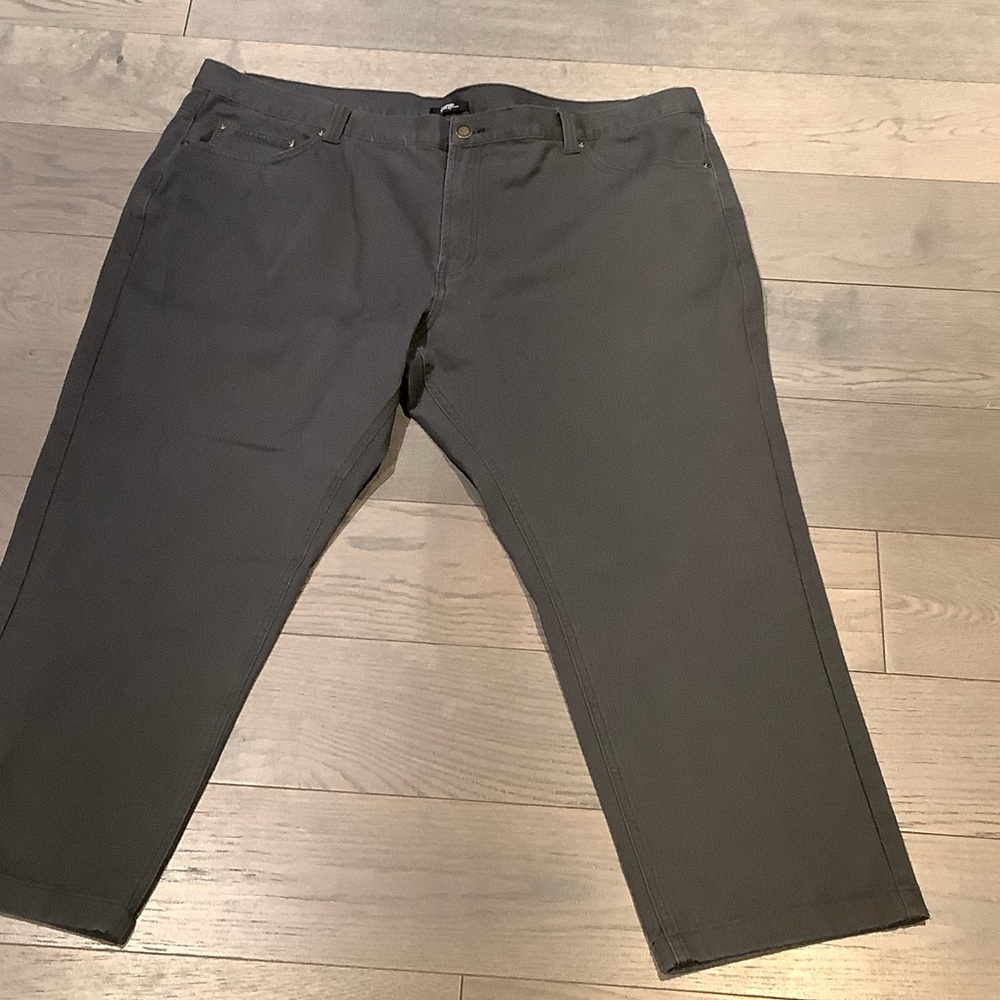 Men's Dark Gray Jeans - Classic Straight Fit